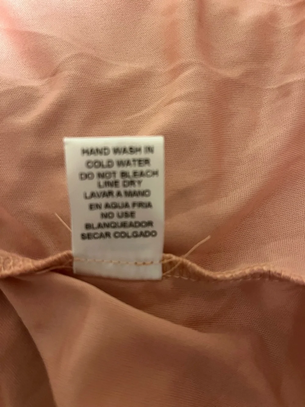 Entro Peach Floral Cold-Shoulder Midi Dress Size Medium NWT - Picture 6 of 6